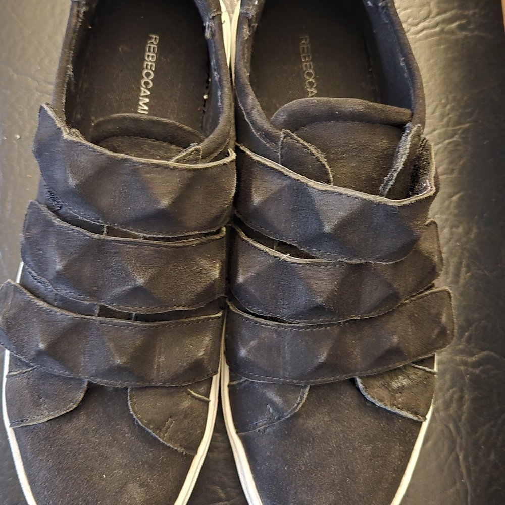 Rebecca Minkoff Black Textured Men's Sneakers